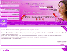 Tablet Screenshot of dana-voyance.com